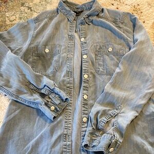 Super Soft Eddie Bauer Blue Denim Shirt
